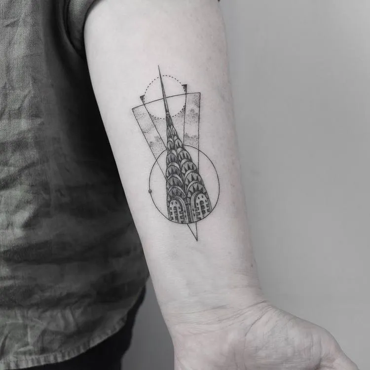 The Chrysler Building Tattoo