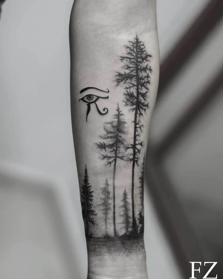Forest Tattoo by saenz2991