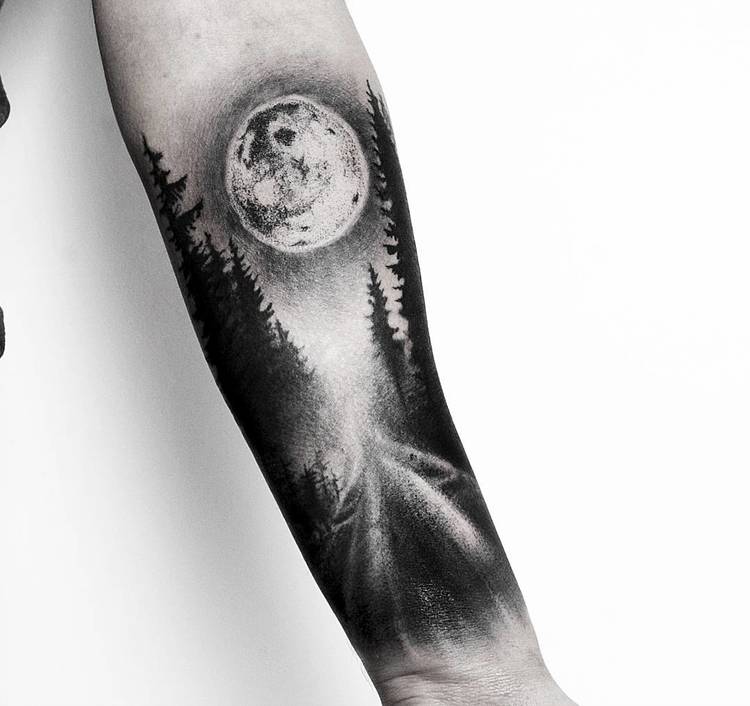 Forest Tattoo by olcur_tattoo