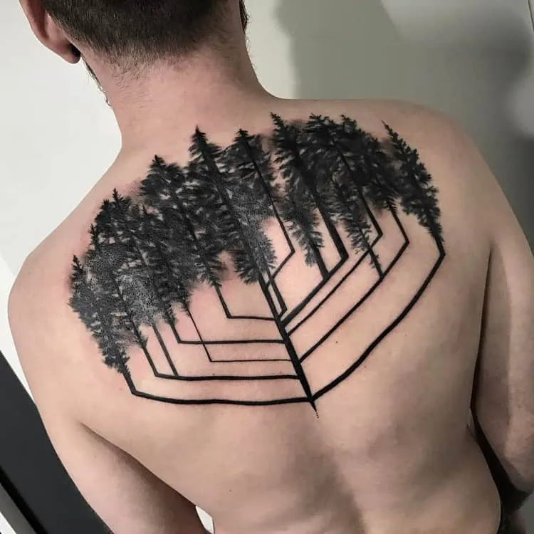 Forest Tattoo by latemodelescarole