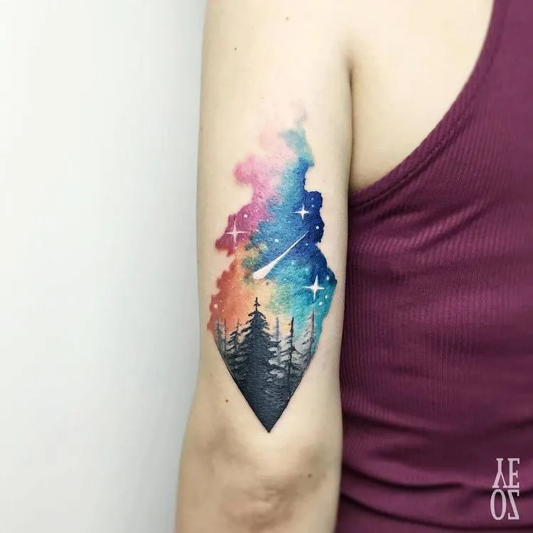 Forest Tattoo by yelizozcan_tattooer