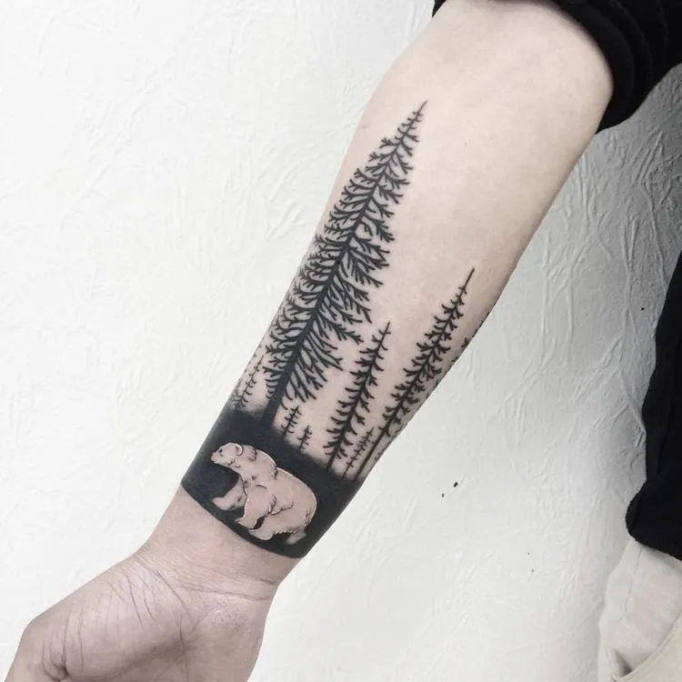 Forest Tattoo by victoriascarlet93