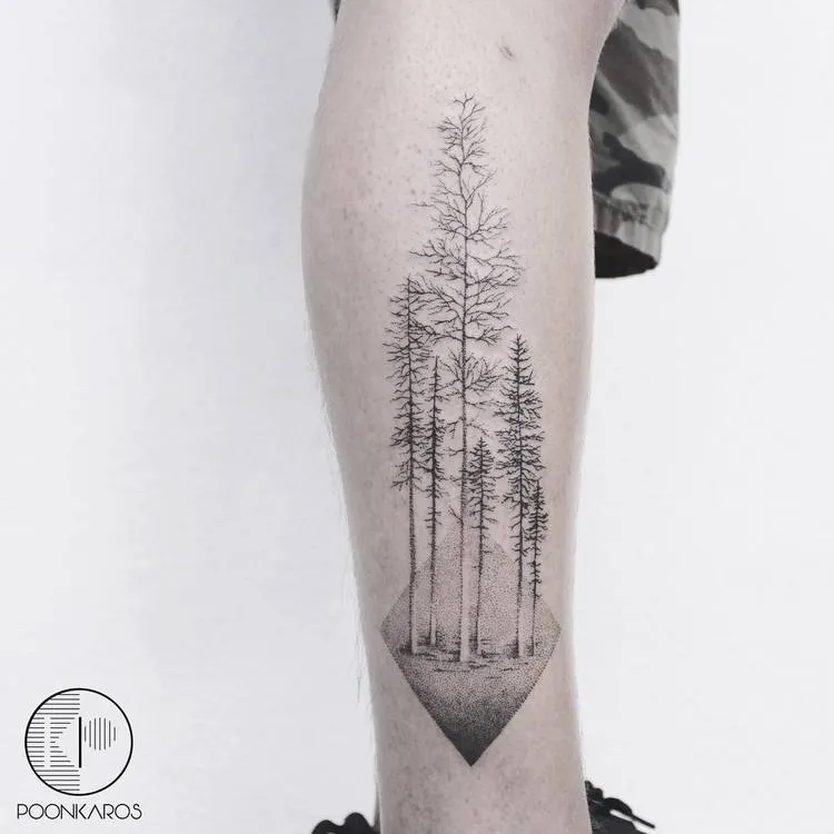 Forest Tattoo by poonkaros