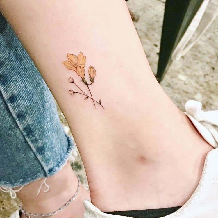 Freesia tattoo by aeri_tattoo