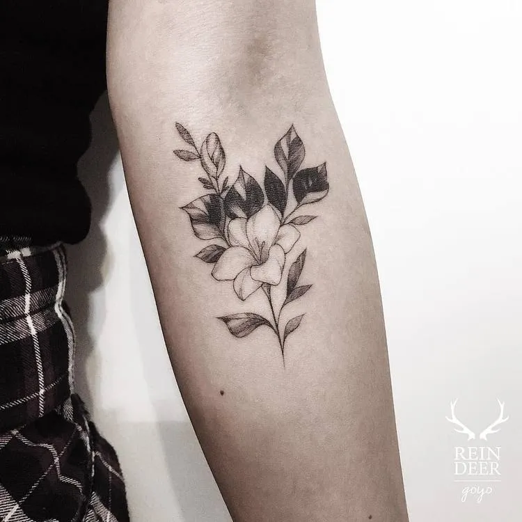 Freesia tattoo by goyotattooart