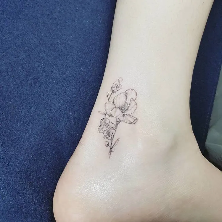 Freesia tattoo by ssukim_tattoo