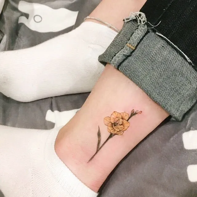 Freesia tattoo by aeri_tattoo