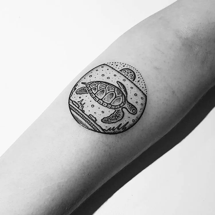 Turtle Tattoo by Mike Stout