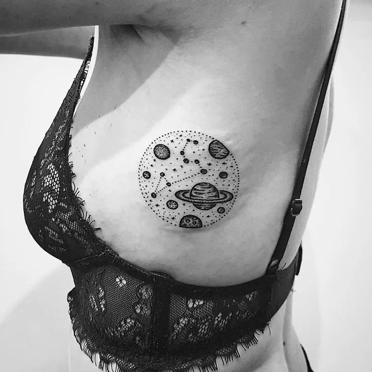 Leo Constellation Tattoo by Mike Stout
