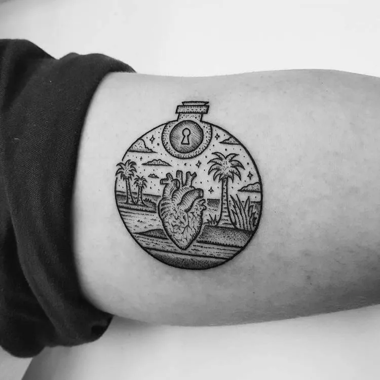 Abstract Tattoo Design by Mike Stout