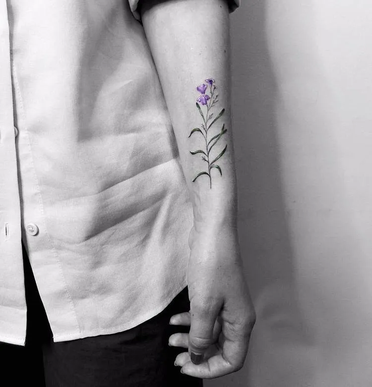 Rosemary Twig Tattoo by Vitaly Kazantsev