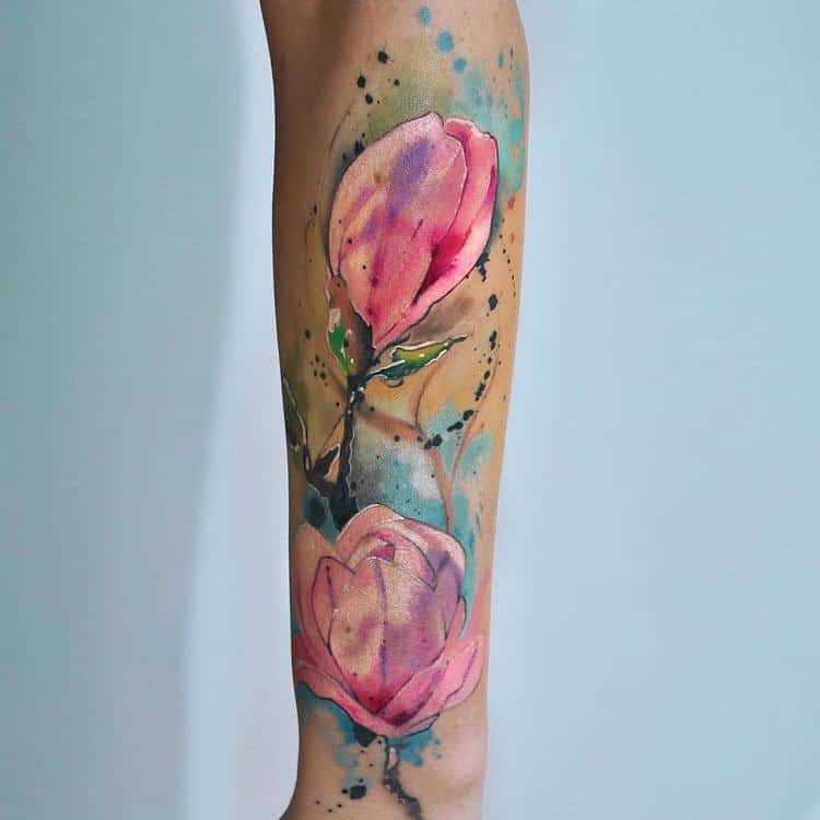 Magnolia Tattoo by dopeindulgence