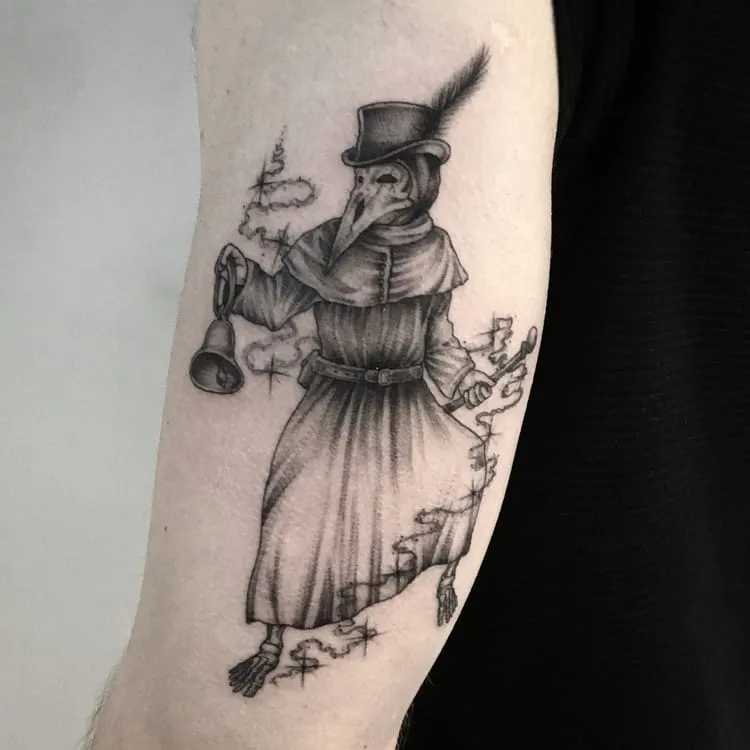 Plague Doctor Tattoo by mongotattoo