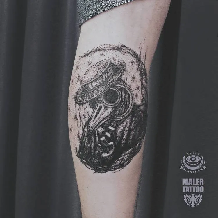 Plague Doctor Tattoo by anastasia_salem