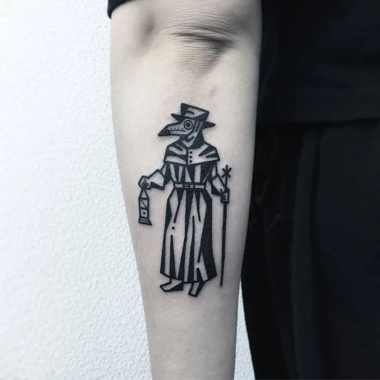 Plague Doctor Tattoo by greemtattoo