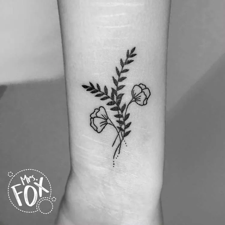 Botanical Tattoo by Mrs Fox