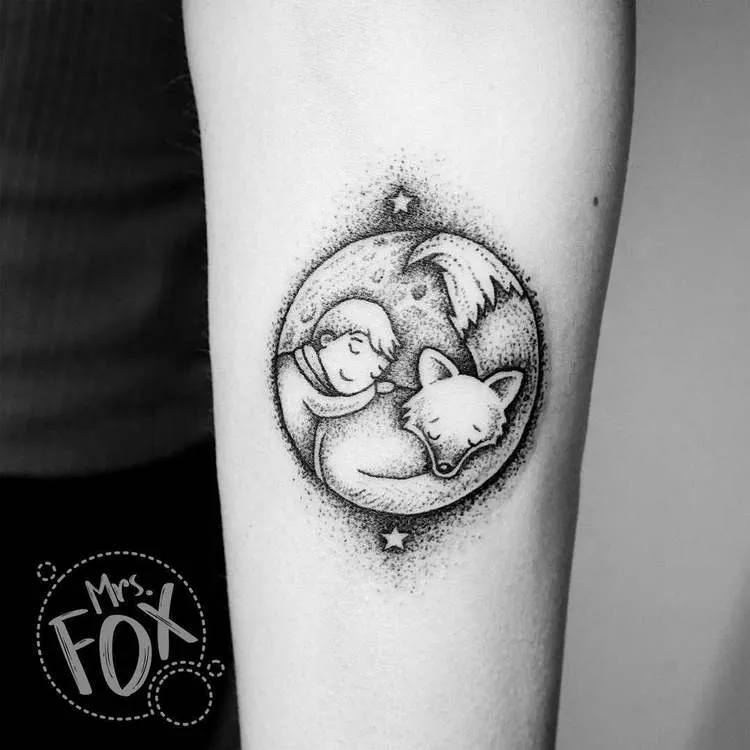 Cute Dotwork Tattoo by Mrs Fox