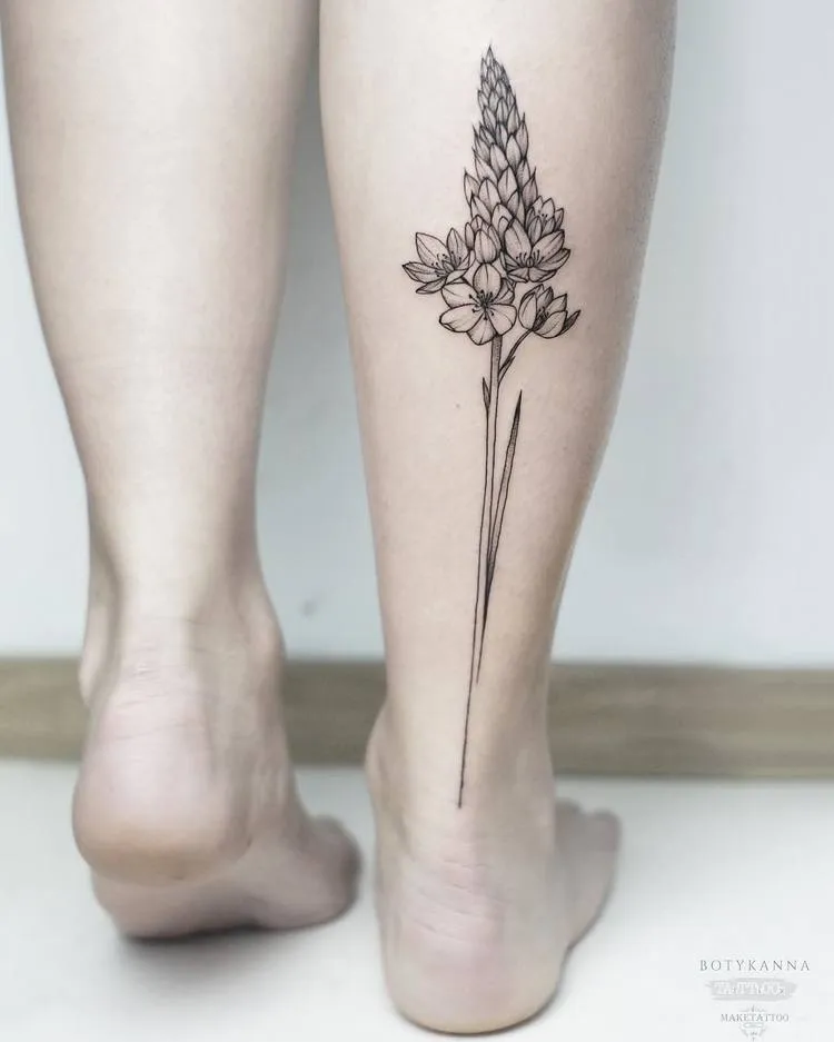 Ornithogalum Tattoo by Anna Botyk
