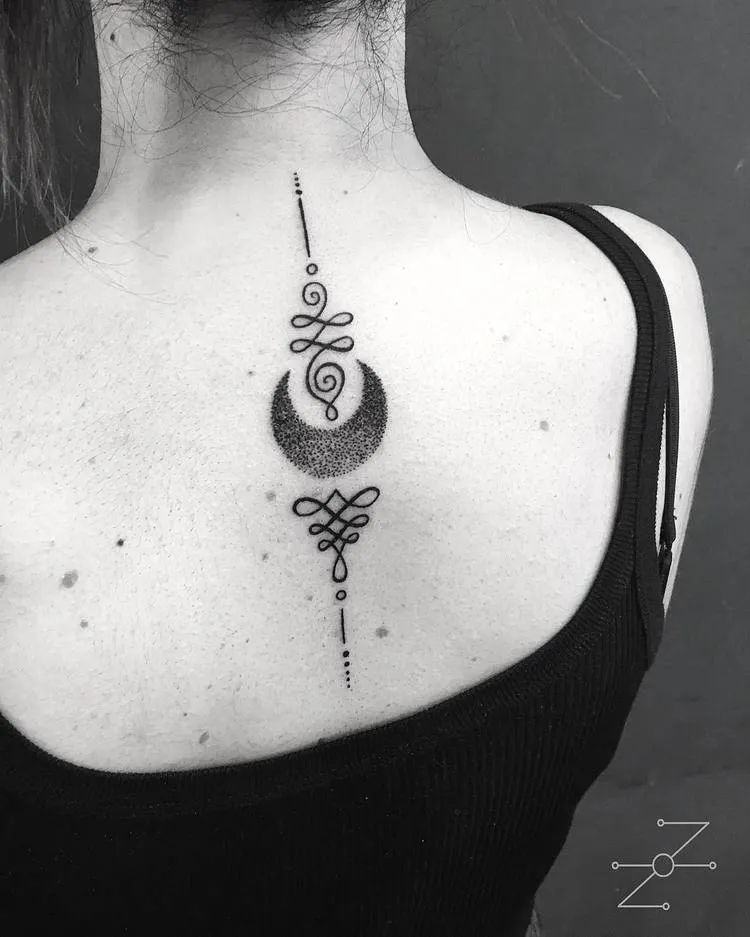 Unalome Tattoo by caterina_ghiani
