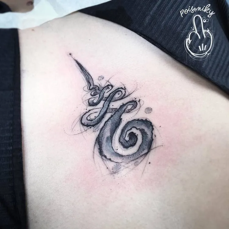 Unalome Tattoo by scribatattoo_official