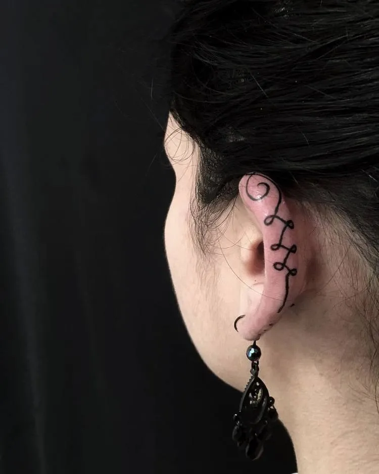 Unalome Tattoo by bss.michele