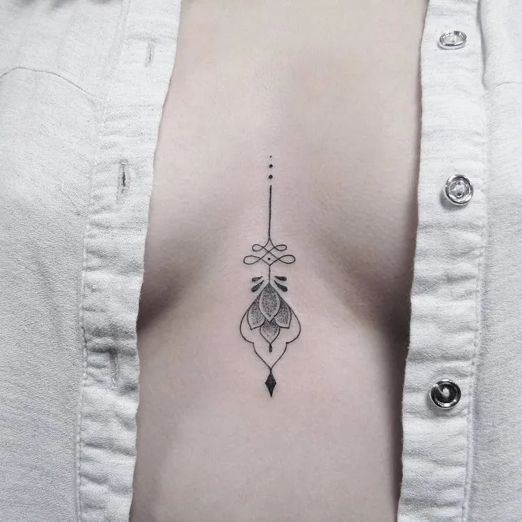 Unalome Tattoo by alexhearntattoo