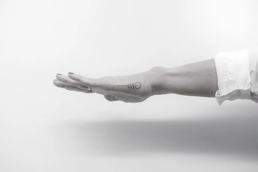 Unalome Tattoo by kevinking.nyc