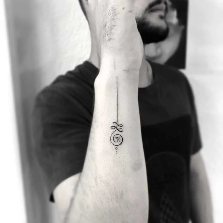 Unalome Tattoo by jk_tattooing