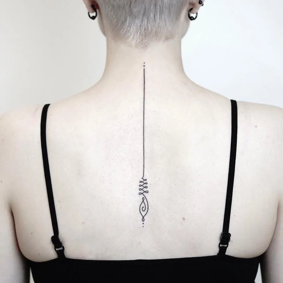 Unalome Tattoo by rachainsworth