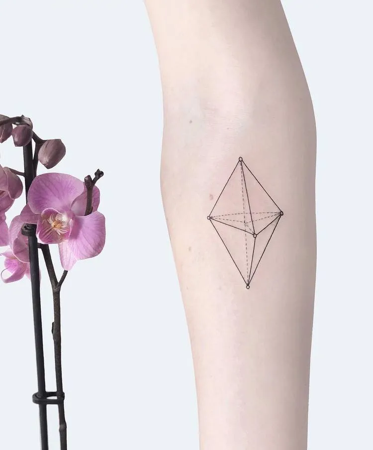 Geometric Tattoo Design by Laura Martinez