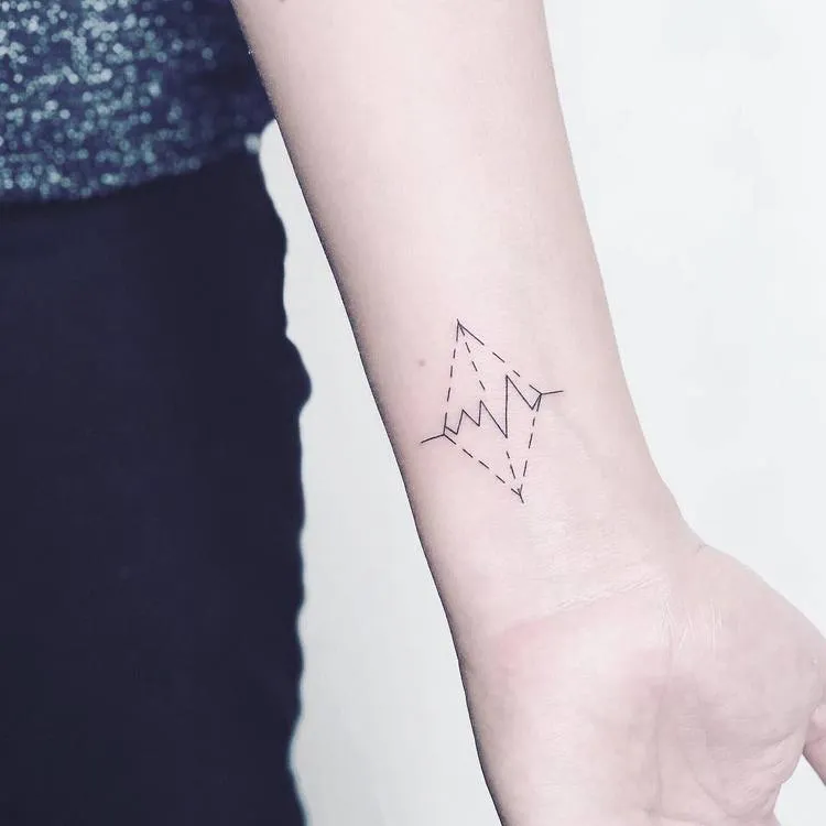 Soundwave and Rhomb Tattoo by Laura Martinez