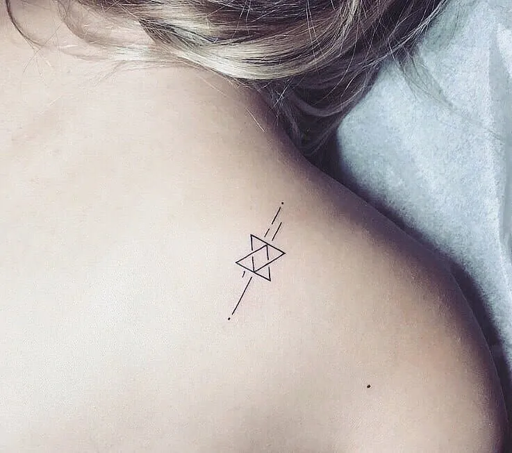 Geometric Tattoo by Laura Martinez