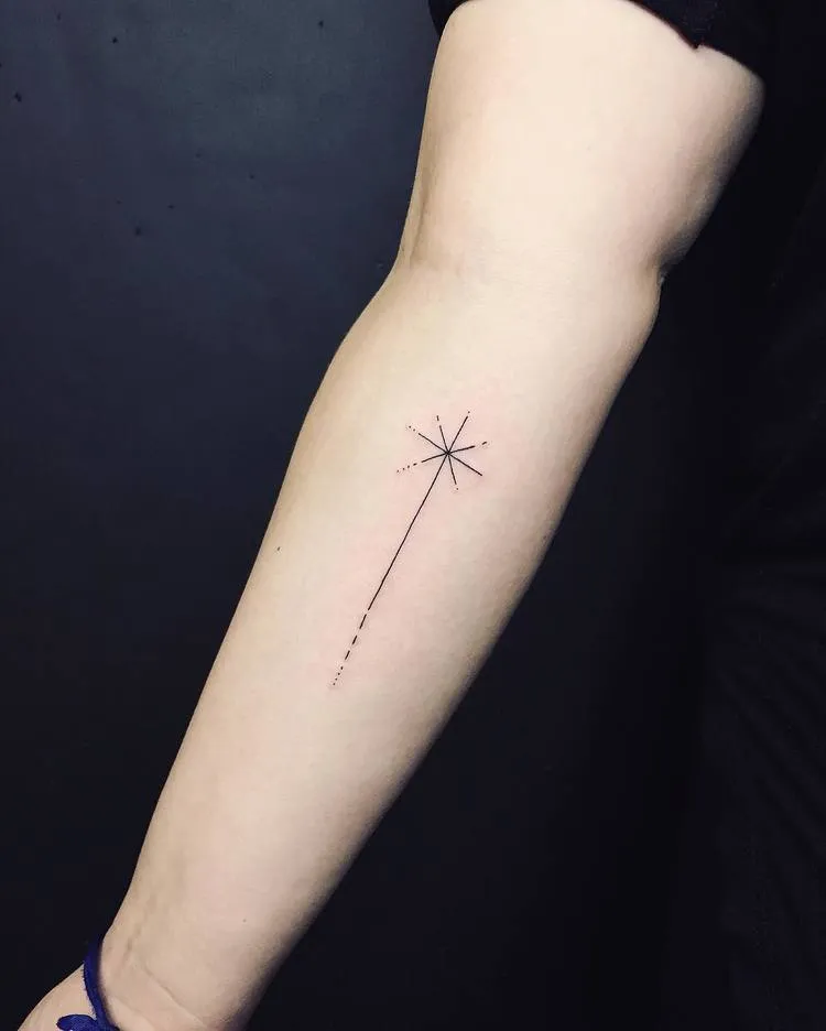 Star Tattoo by Laura Martinez