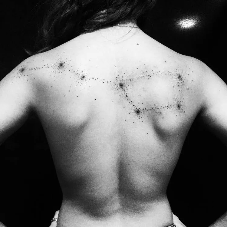 Dotwork Ursa Major Constellation by raphaele_fromskytoskin