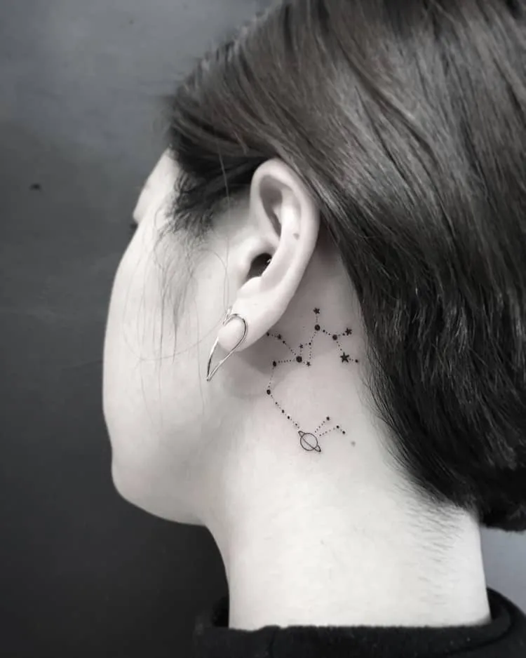 Sagittarius Constellation Tattoo by themanyao
