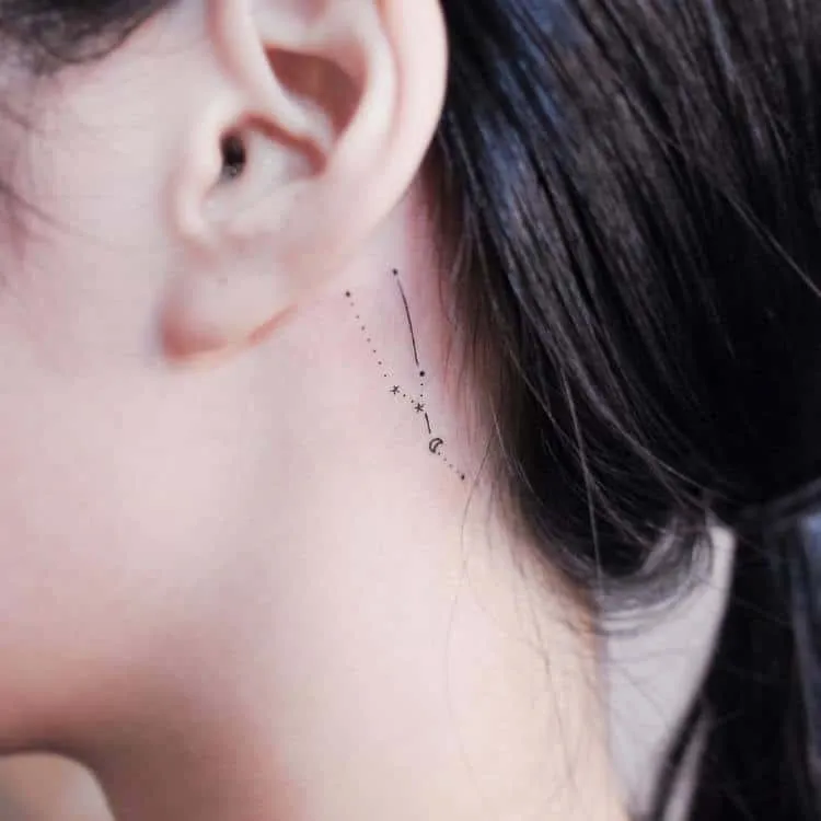Taurus Constellation Tattoo by wittybutton_tattoo