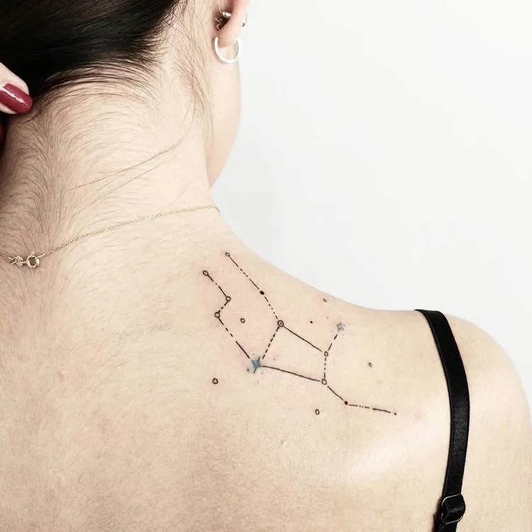 Virgo Constellation Tattoo by sollefe
