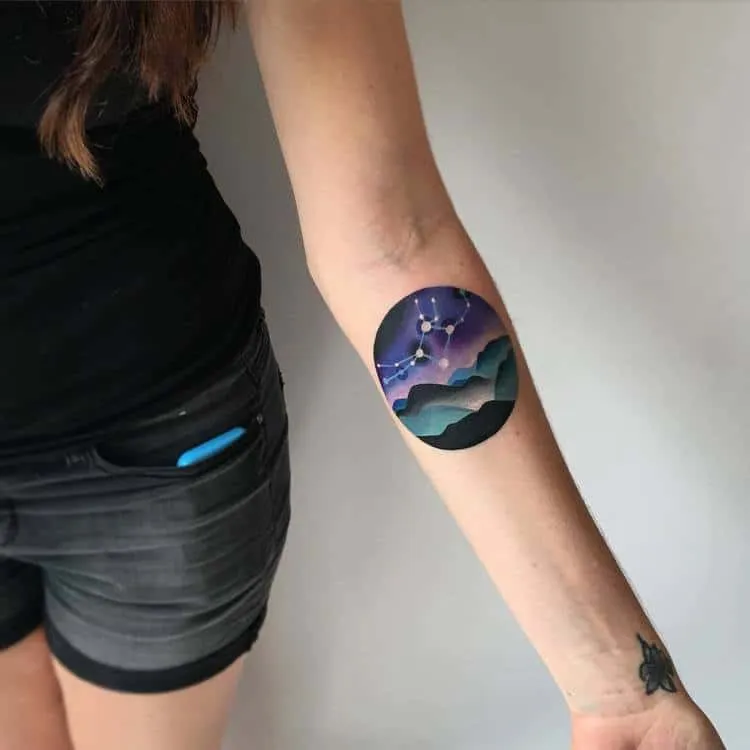  Virgo Constellation Tattoo by sashaunisex