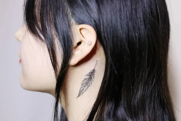 Feather Tattoo by tattooist_ty