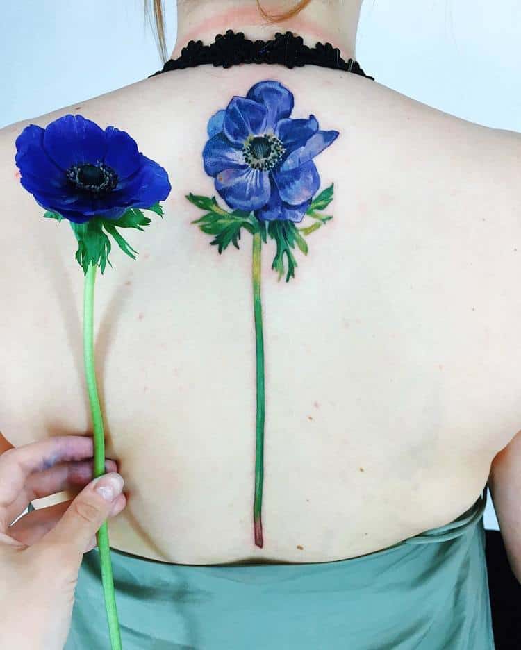 22 Pretty Anemone Tattoo Designs and Ideas TattooAdore