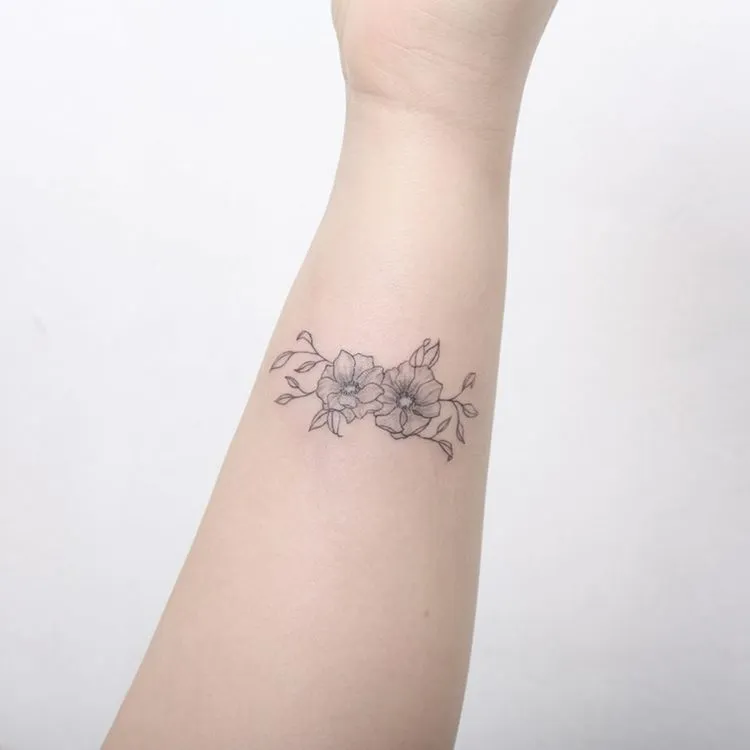 Anemone Tattoo by hyoa_tattooer