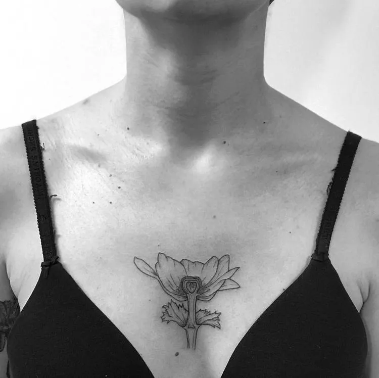Anemone Tattoo by land.of.sky