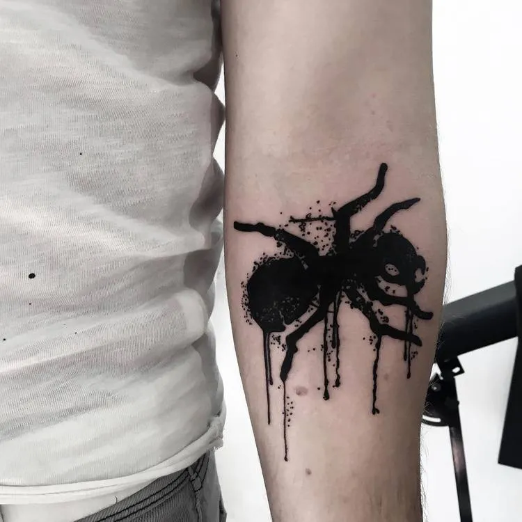 Ant Tattoo by ambersilvana