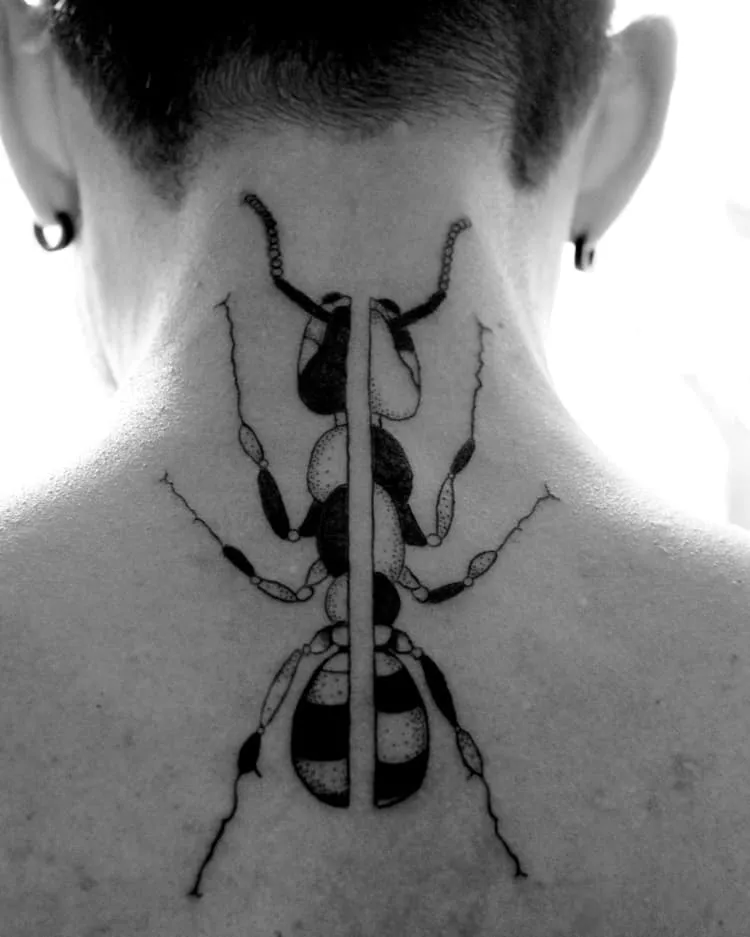 Ant Tattoo by tana_torr_mouselephant