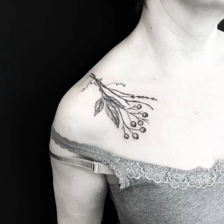 Botanical Bouquet Tattoo by Mary Tereshchenko