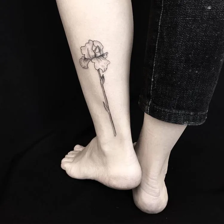 Iris Tattoo by Mary Tereshchenko