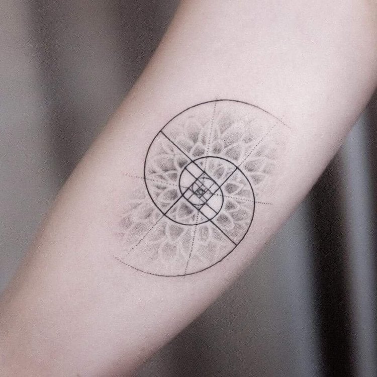 Fibonacci Tattoo by dogmanoir