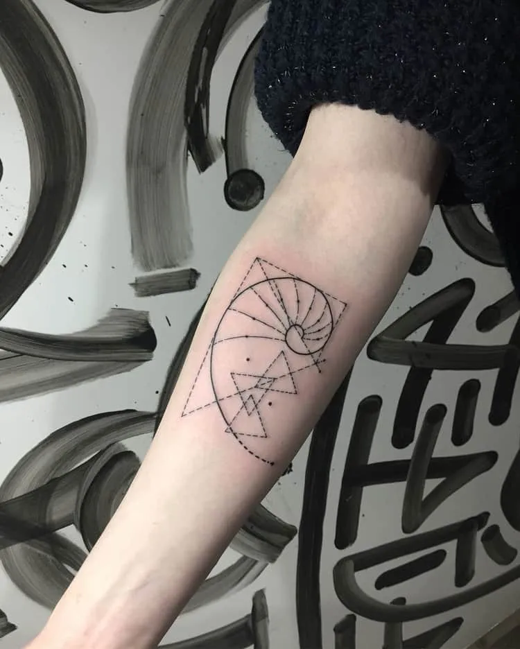 Fibonacci Tattoo by kolya.safronenko