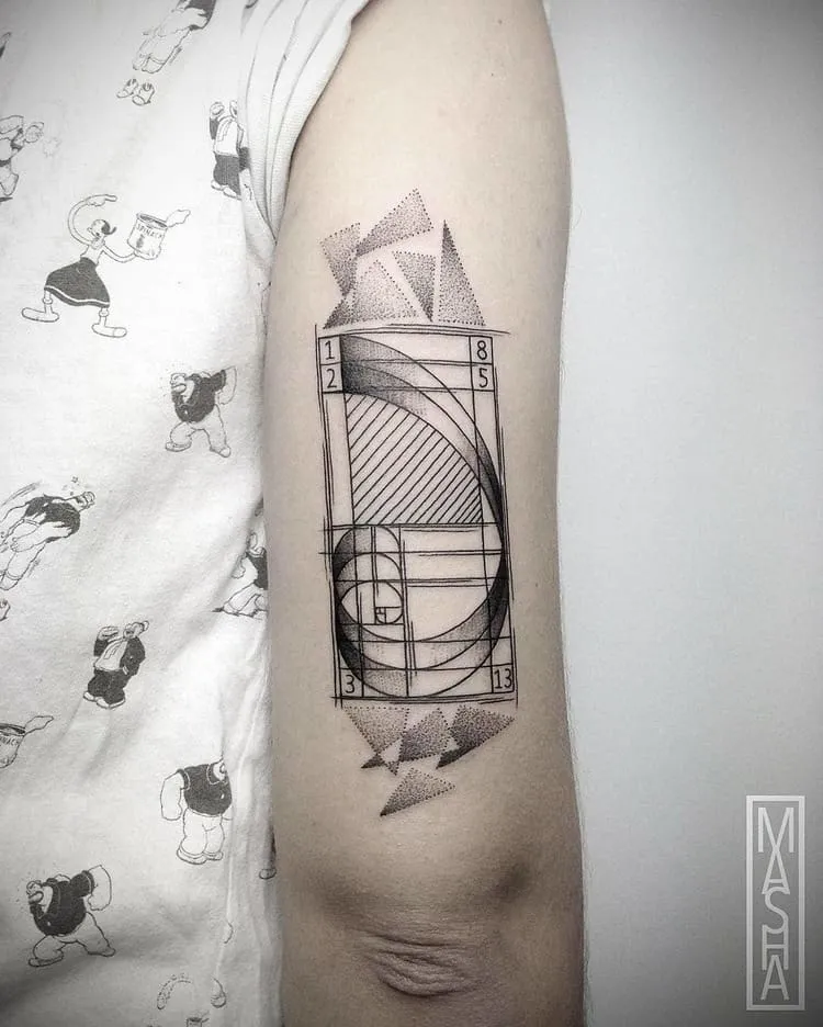 Fibonacci Tattoo by mashatattoo
