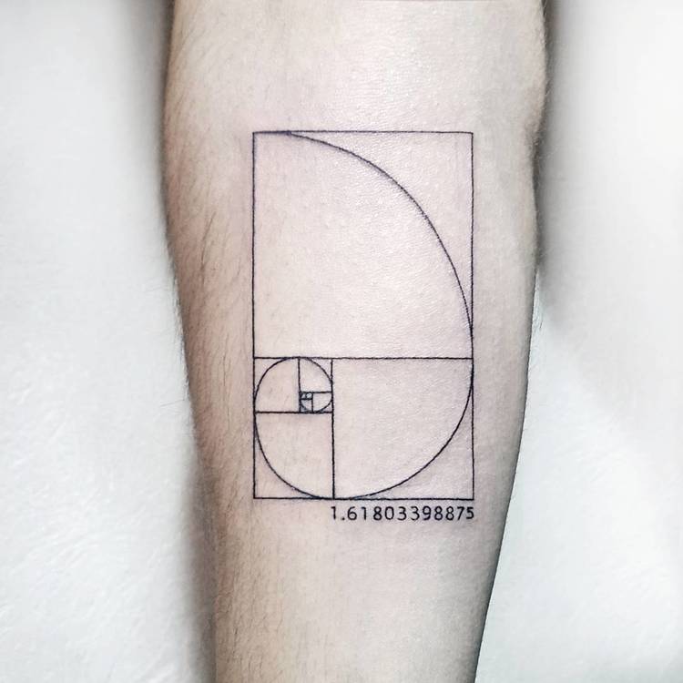 Fibonacci Tattoo by soyfeliz.pablodiaz